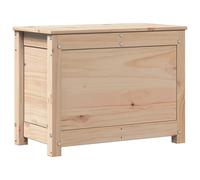 (natural, 60 x 32 x 45.5 cm) vidaXL Storage Box Trunk Organiser Storage Chest Blanket Box Solid Wood Pine