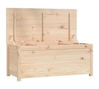 vidaXL Solid Wood Pine Storage Box Home Hallway Storage Chest Blanket Kissen Box Tool Chest Organiser Storage Case Trunk 110x50x45.5 cm