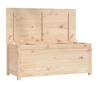 vidaXL Storage Box 110x50x45.5 cm Solid Wood Pine NEW