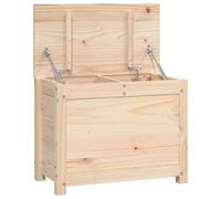 vidaXL Storage Box 60x32x45.5 cm Solid Wood Pine