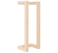 vidaXL Solid Wood Pine Towel Rack Wooden Bathroom Furniture Accessory Wall Mounted Towel Holder Hanger Rack Drying Shelf Wall Organiser