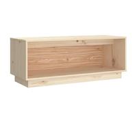 vidaXL TV Cabinet 90x35x35 cm Solid Wood Pine