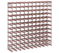 vidaXL Solid Wood Pine Wine Rack for 120 Bottles Home Indoor Wooden Kitchen Stor