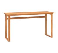 vidaXL Solid Wood Teak Desk Console Hall Work Study Writing Reading Table