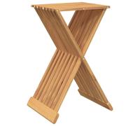 Folding Stool 40X32.5X70 Cm Solid Wood Teak