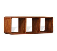 vidaXL Solid Wood TV Cabinet with Honey Finish 120x30x40 cm Wooden TV Stand