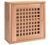 vidaXL Solid Wood Walnut Wall Cabinet Home Decor Living Room Display Unit Kitche