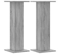 vidaXL Sonoma Plant Stand 30 x 30 x 80 cm Wood Material Pack of 2 Grey