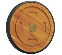 vidaXL Space Wheels 2 pcs Brown 20.5 x 20.5 x 2 cm Solid Acacia Wood