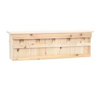 vidaXL Firwood Sparrow House with 5 Rooms Garden Wooden Bird Nesting Habitat