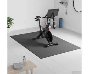 vidaXL Sport Protection Mat Black 183 x 122 x 0.6 cm High-density PVC