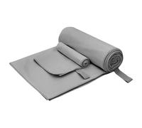vidaXL Sports Towel Set, Dark Grey Fabric, Lightweight, Rectangular, Efficient Design for Models, Adjustable Options, Improved Durability, Versatile Use, 2023