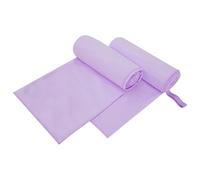 vidaXL Sports Towels 2 pcs Purple 200 x 100 cm Polyester and polyamide