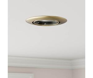 vidaXL Spotlight 24 pcs Brass 9 x 9 x 2.5 cm Metal