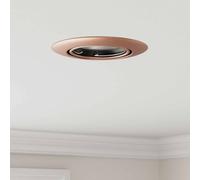 vidaXL Spotlight 24 pcs Copper 9 x 9 x 2.5 cm Metal