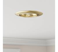 vidaXL Spotlight 24 pcs Gold 9 x 9 x 2.5 cm Metal