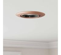 vidaXL Spotlight 6 pcs Copper 9 x 9 x 2.5 cm Metal