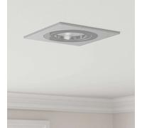 vidaXL Spotlights with Spotlights 6 pcs Silver 9 x 9 x cm Aluminium