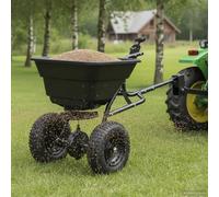 VidaXL Spreader Black 53 X 108 X 74 Cm PVC And Steel