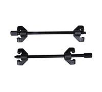 vidaXL Carbon Steel Auto Car Spring Coil Compressor Clamp Tool Set, 90-370 mm Opening Range, Durable Construction