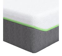 vidaXL Spring Mattress 120 x 200 cm White and Grey Modern Design 7 Zone Spring Pocket Spring Soft Polyester Winter Spring Mattress for Bedroom Comfortable Side Sleeper