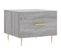 vidaXL Coffee Table Grey Sonoma 50x50x40 cm Engineered Wood