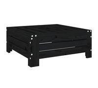 vidaXL Parasol Base Cover Black Solid Wood Pine UK