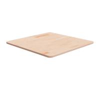 vidaXL Square Table Top 60x60x1.5 cm Untreated Solid Wood Oak