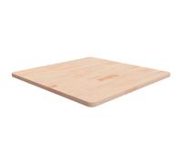Vidaxl Square Table Top 80X80X2.5 Cm Untreated Solid Wood Oak Table Tops