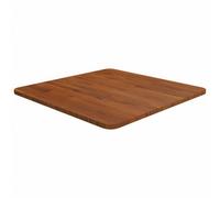 Vidaxl Square Table Top Dark Brown 50X50X1.5Cm Treated Solid Wood Oak Table Tops