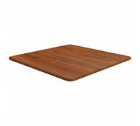 (Dark brown, 60 x 60 x 1.5 cm (L x W x T)) vidaXL Solid Wood Oak Square Table Top Desktop Multi Colours Brown Multi Sizes