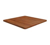(Dark brown, 70 x 70 x 2.5 cm (L x W x T)) vidaXL Solid Wood Oak Square Table Top Desktop Multi Colours Brown Multi Sizes