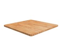 vidaXL Square Table Top Light Brown 70x70x2.5cm Treated Solid Wood Oak