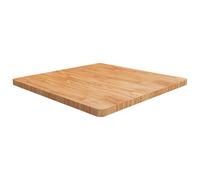 Vidaxl Square Table Top Light Brown 90X90X4Cm Treated Solid Wood Oak, Brown