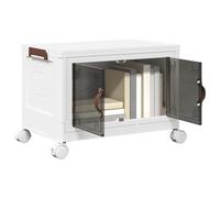 Stackable Storage Box with Wheels Storage Container Stackable BinTruck vidaXL