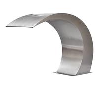 vidaXL Garden Waterfall Pool Fountain Stainless Steel 45x30x60cm Outdoor Decor