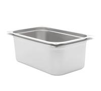 vidaXL Stainless Steel Gastronorm Containers 2 pcs - Stackable, Kitchenware with Large Capacity, Suitable for Restaurant and Home Use