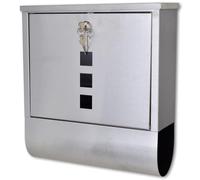 vidaXL Stainless Steel Mailbox