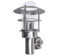 vidaXL Patio Wall Light Stainless Steel Waterproof Outdoor Garden Lighting