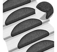 Carpet Stair Treads Dark Green Stair Step Rug Protection Home Decor vidaXL