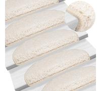 vidaXL Stair Mats 10 pcs White Home Decor Stair Step Rug Carpet Protector