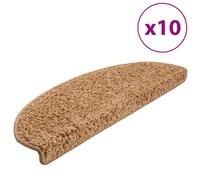 Vidaxl Stair Mats 10 Pcs 65X21X4 Cm Beige, Cream