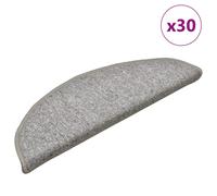 (light grey, 56 x 17 x 3 cm/ 30 pcs) vidaXL Carpet Stair Treads Dark Green Stair Step Rug Protection Home Decor