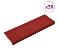 vidaXL Stair Mats 30 pcs 65x21x4 cm Red stair tread staircase tread