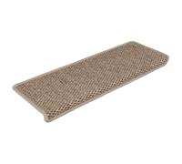 Vidaxl Stair Mats Self-adhesive Sisal-look 15 Pcs 65X21X4 Cm Sand, Cream