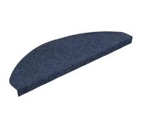 vidaXL Stair Mats – Pack of 15 – Needle Felt, Sound-Dampening, Easy Installation, Blue