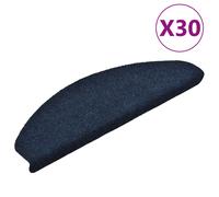 (navy, 65 x 21 x 4 cm/ 30 pcs) vidaXL Self-adhesive Stair Mats Decoration Stair Protector Anti-slip Stair Rug