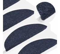 (blue, 56 x 17 x 3 cm/ 30 pcs) vidaXL Self-adhesive Stair Mats Carpet Stair Treads Stair Step Protector Rug