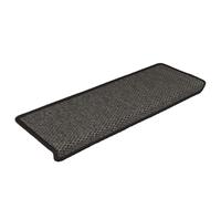 vidaXL Stair Mats Self-adhesive Sisal-Look 15 pcs 65x21x4 cm Anthracite