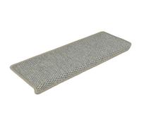 vidaXL Stair Mats Self-adhesive Sisal-Look 15 pcs 65x21x4 cm Light Green
